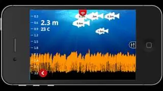 Эхолот FishHunter. Демонстрация функции направленной эхолокации