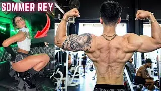 I MET SOMMER RAY...?! (CHEST/BACK WORKOUT) Texas Series | Ep.3