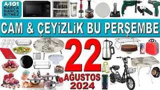 A101 CAM ÇEYİZLİK BU PERŞEMBE A101 22 AĞUSTOS 2024 KATALOĞU A101 DE BU HAFTA