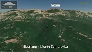 Bassiano - Monte Semprevisa ∆ hiking trails ∆ 3d-trail.com/italy/