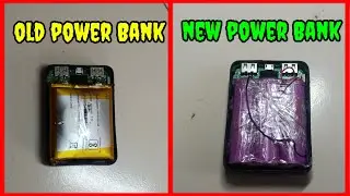 How to make power bank at home A single reachable Power Bank//Do not throw your old Power Bank
