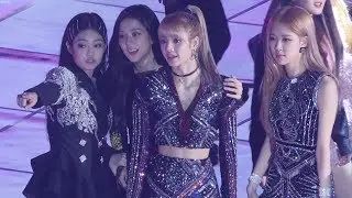181225 블랙핑크(BLACKPINK) 선미 친목,블링크찾아 인사 전출연진 엔딩 (Ending) [4K] 직캠 Fancam (2018 가요대전) by Mera