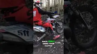 Fabulous enduro trick! #irctire #dirtbike #hardenduro