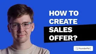 How to Generate Sales Offer with FounderPal.ai