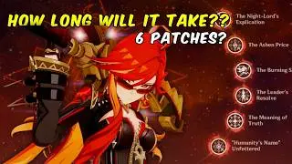 How Long Exactly Would It Take To Save For  A C6 5 STAR IN GENSHIN- 3 PATCHES, 6 PATCHES?