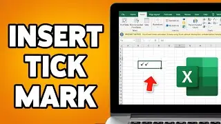 How To Insert Tick Mark On Excel 2024 | Type Check Mark Symbol In Excel