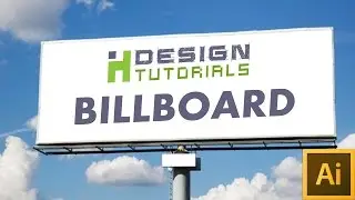 create billboard advertisement in Adobe illustrator | 20x32 feets
