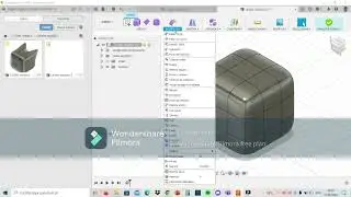Como modificar partes de nuestra figura 3d y que partes podemos modificar  Fusion 360