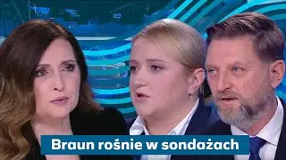 Braun rośnie w sondażach. Politycy ostrzegają przed skrajnościami