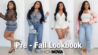 TRANSITIONAL FALL CASUAL LOOKBOOK/HAUL 🍂🍁 ft. FASHION NOVA
