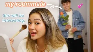 going on a DATE with my ROOMMATE?! (GRWM)