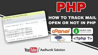 How to tracking mail open or not in php | mail send and open or not | full tutorial in hindi