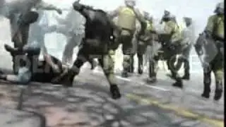 Savage beating of protesters by Greek riot police