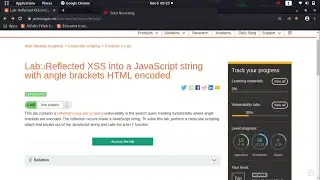Reflected XSS into a JavaScript string with angle brackets HTML encoded (Video Solution) | 2020-2021