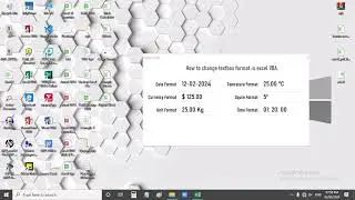 Excel VBA | How to change the textbox formats in Excel VBA
