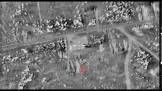 Direct hit of "Kalibr" cruise missile at command post / base of the militants in Syria