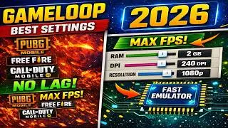 Gameloop Emulator Complete Setup 2026 RAM, DPI, Resolution & Model Explained 