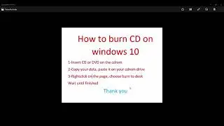 Easiest way to burn burn CDs and DVDs on windows