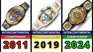 All WWE Intercontinental Championship Redesign & Records