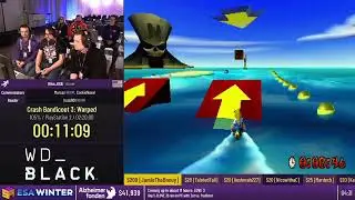 Crash Bandicoot 3: Warped 105% Speedrun by Riko_KSB at ESA Winter 2023