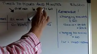 Speed Calculations Continued - Converting Hours and Minutes to Decimal Times