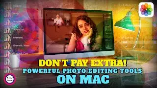 Photo editing tools in photos app on Mac.