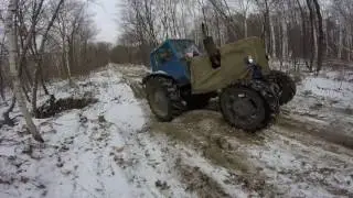 Мтз-82мл и яма