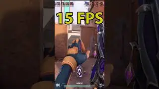 5 FPS VS 15 FPS VS 30FPS VS 60FPS VALORANT 