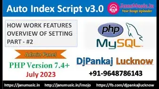 Features & Overview of Setting Section - Auto Index v3.0 { 2023  } Step By Step in Hindi | JanuMusic