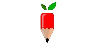 Minimalistic Logo - Leaf Pencil Logo | Adobe Illustrator Tutorial