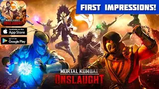 Mortal Kombat: Onslaught (Mobile) Gameplay Walkthrough FIRST IMPRESSION! (Android, iOS)