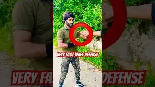 Very Quick Knife Defence Technique 