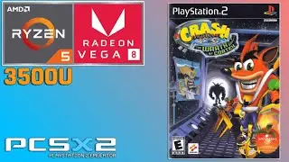 Crash Bandicoot: The Wrath of Cortex (PS2) - PCSX2 2.0 - Ryzen 5 3500U + VEGA 8 - 720p, 35W TDP