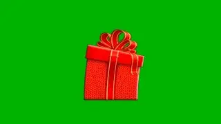 Animated Gift 1-Free Green Screen