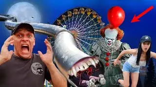 SCP ГОРКА ПОЖИРАТЕЛЬ сожрала маму с ребёнком! КЛОУН  в  ПАРКЕ! Сергей и Юля спасли детей. // ЮС ШОУ