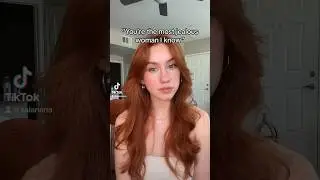 You’re the most jealous woman I know eye glitch 
