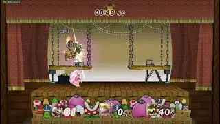 SSBB/Project+ Mod - Paper Mario TTYD Battle Scene