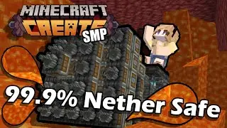 I made an AUTOMATIC MINING Contraption in Minecraft CREATE MOD SMP 1.20