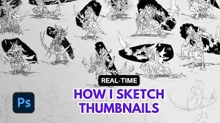 Real-Time Creature Sketching | Tibicena, The Grave Hunter (Part 01)
