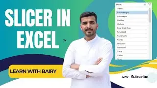 How to use Slicer in Excel | How to Create an Excel Dashboard Using Slicers