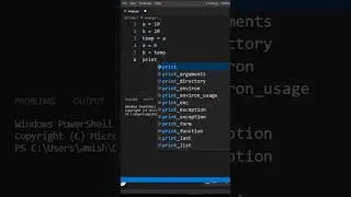 How to Swap 2 Variables in Python #shorts