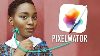 Advanced skin re-touching in Pixelmator Pro is FAST