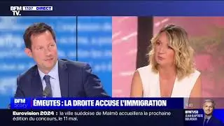 Émeutes, immigration, éducation : François-Xavier Bellamy sur BFM TV
