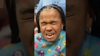 Do Your Little Girls Act Out At EVERY Hair Appointment? 😮‍💨 Send HELP! #trending #shorts #hair #fy