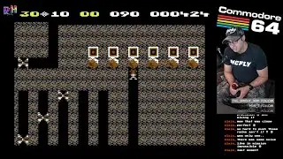 Boulder Dash c64 long gameplay