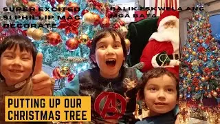 Putting our Christmas Tree/ Gising ulit ng maaga kasi balik eskwela na / Filipina in Ireland