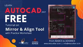 #11 | AutoCAD Tutorial-R2021 ||  Mirror & Align Command