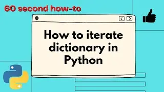 How to iterate dictionary in Python