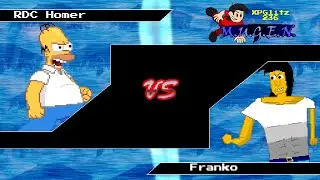 MUGEN RDC Homer (me) vs Franko (AI)