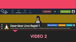 TUTORIAL DASAR - DASAR LINUX UNTUK PEMULA PENYUKA CYBER SECURITY BAGIAN 1 VIDEO 2